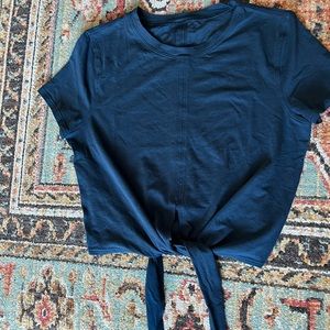 Lululemon tie front shirt